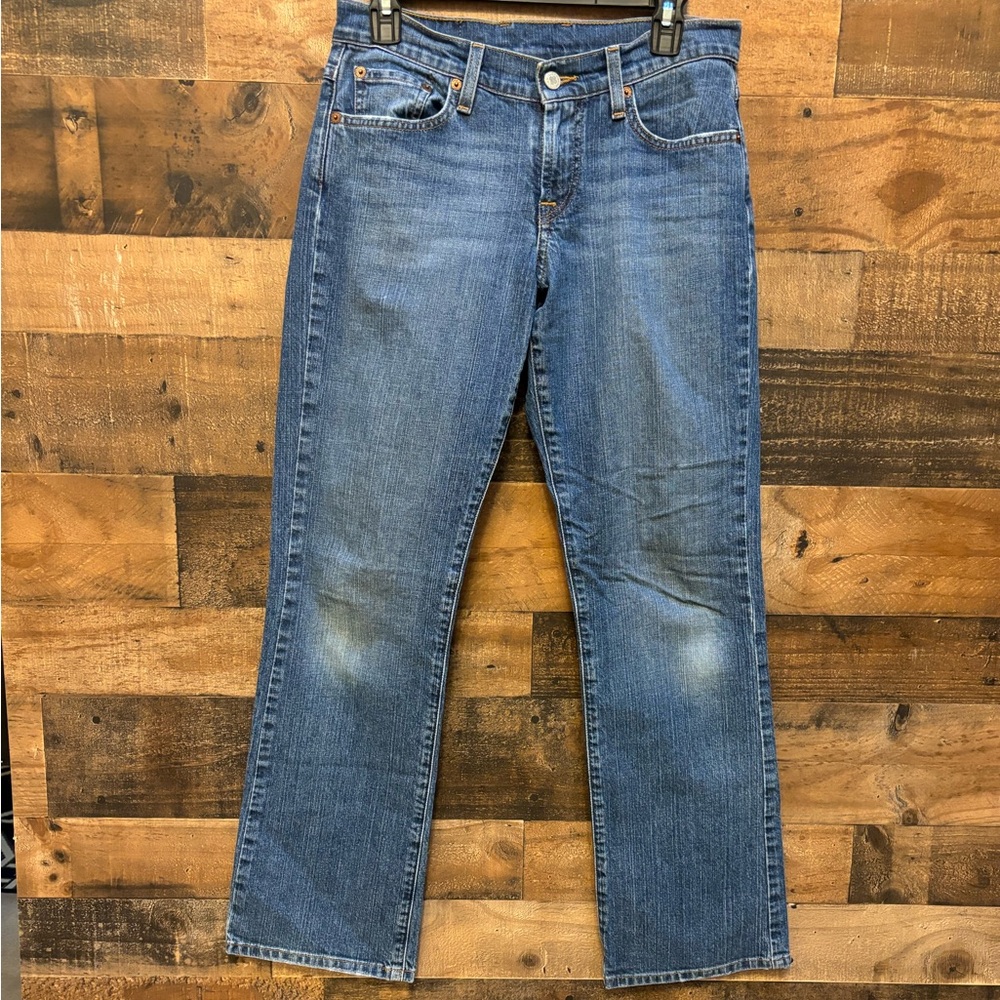 Lucky Brand Classic Regular Length Dungarees Size 27/4